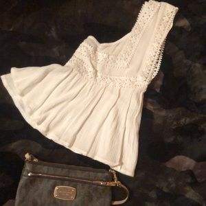 White Top, Never Worn No Tag, C cup